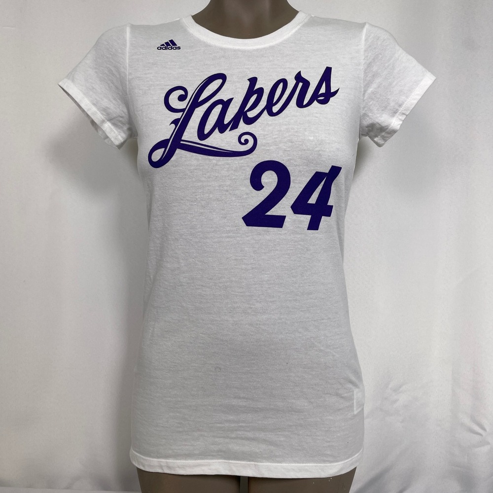 Kobe Bryant #24 Los Angeles Lakers Adidas Christmas Jersey T-Shirt Womens MEDIUM